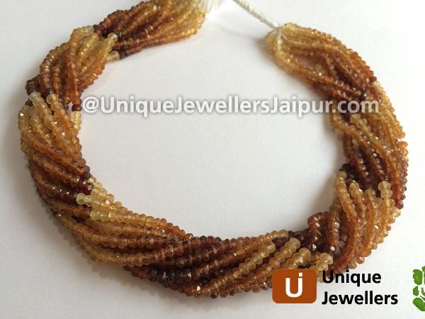 Haesonite Faceted Roundelle Beads
